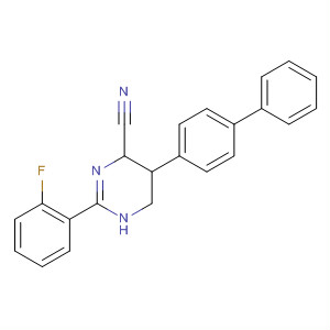 392254-90-9  4-Pyrimidinecarbonitrile,5-[1,1'-biphenyl]-4-yl-2-(2-fluorophenyl)-1,4,5,6-tetrahydro-