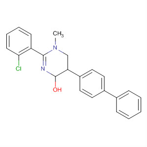 392255-41-3  4-Pyrimidinol,5-[1,1'-biphenyl]-4-yl-2-(2-chlorophenyl)-1,4,5,6-tetrahydro-1-methyl-