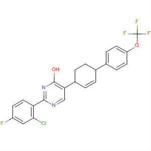392256-68-7  4-Pyrimidinol,2-(2-chloro-4-fluorophenyl)-1,4,5,6-tetrahydro-5-[4'-(trifluoromethoxy)[1,1'-biphenyl]-4-yl]-