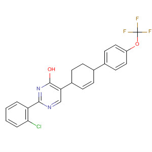 392257-09-9  4-Pyrimidinol,2-(2-chlorophenyl)-1,4,5,6-tetrahydro-5-[4'-(trifluoromethoxy)[1,1'-biphenyl]-4-yl]-