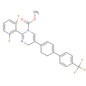 392257-58-8  1(4H)-Pyrimidinecarboxylic acid,2-(2,6-difluorophenyl)-5,6-dihydro-5-[4'-(trifluoromethyl)[1,1'-biphenyl]-4-yl]-, methyl ester