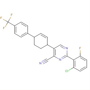 392257-92-0  4-Pyrimidinecarbonitrile,2-(2-chloro-6-fluorophenyl)-1,4,5,6-tetrahydro-5-[4'-(trifluoromethyl)[1,1'-biphenyl]-4-yl]-