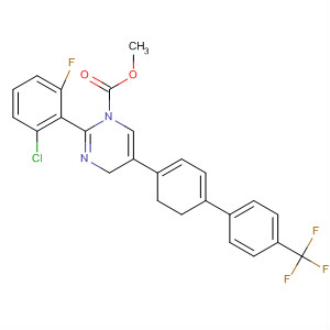 392257-98-6  1(4H)-Pyrimidinecarboxylic acid,2-(2-chloro-6-fluorophenyl)-5,6-dihydro-5-[4'-(trifluoromethyl)[1,1'-biphenyl]-4-yl]-, methyl ester