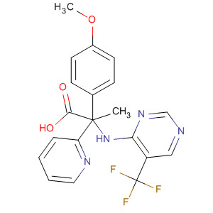 392298-40-7  2-Pyridinepropanoic acid,5-(2-methoxyphenyl)-a-[[5-(trifluoromethyl)-4-pyrimidinyl]amino]-