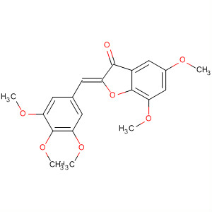 392302-34-0  3(2H)-Benzofuranone,4,6-dimethoxy-2-[(3,4,5-trimethoxyphenyl)methylene]-, (2Z)-