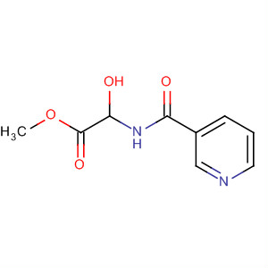 392303-71-8  Acetic acid, hydroxy[(3-pyridinylcarbonyl)amino]-, methyl ester
