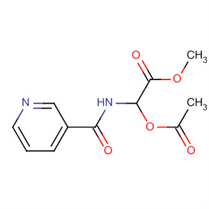 392303-72-9  Acetic acid, (acetyloxy)[(3-pyridinylcarbonyl)amino]-, methyl ester