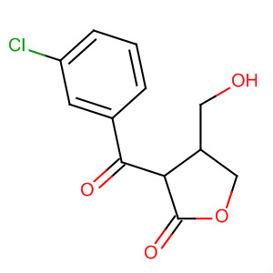 392315-69-4  2(3H)-Furanone, 3-(3-chlorobenzoyl)dihydro-4-(hydroxymethyl)-