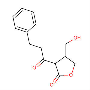 392315-71-8  2(3H)-Furanone, dihydro-4-(hydroxymethyl)-3-(1-oxo-3-phenylpropyl)-