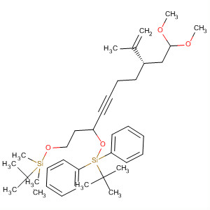 392334-72-4  4,8-Dioxa-3,9-disilaundecane,5-[(5S)-5-(2,2-dimethoxyethyl)-6-methyl-6-hepten-1-ynyl]-2,2,9,9,10,10-hexamethyl-3,3-diphenyl-
