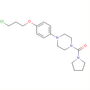 392338-70-4  Piperazine, 1-[4-(3-chloropropoxy)phenyl]-4-(1-pyrrolidinylcarbonyl)-