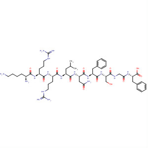 392654-59-0  L-Phenylalanine,L-lysyl-L-arginyl-L-arginyl-L-leucyl-L-asparaginyl-L-phenylalanyl-L-serylglycyl-