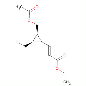 392655-88-8  2-Propenoic acid,3-[(1S,2S,3R)-2-[(acetyloxy)methyl]-3-(iodomethyl)cyclopropyl]-, ethylester, (2E)-