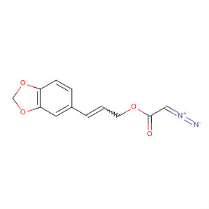 392656-21-2  Acetic acid, diazo-, 3-(1,3-benzodioxol-5-yl)-2-propenyl ester