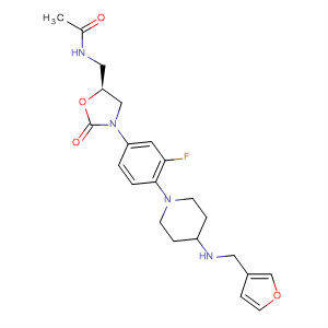 392659-72-2  Acetamide,N-[[(5S)-3-[3-fluoro-4-[4-(3-furanylmethylamino)-1-piperidinyl]phenyl]-2-oxo-5-oxazolidinyl]methyl]-