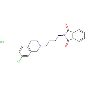 392660-69-4  1H-Isoindole-1,3(2H)-dione,2-[4-(7-chloro-3,4-dihydro-2(1H)-isoquinolinyl)butyl]-,monohydrochloride