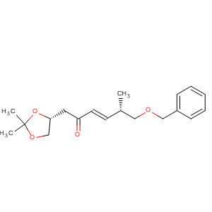 392663-00-2  3-Hexen-2-one,1-[(4R)-2,2-dimethyl-1,3-dioxolan-4-yl]-5-methyl-6-(phenylmethoxy)-,(3E,5S)-