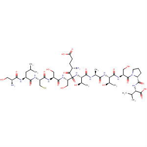 392685-96-0  L-Valine,L-seryl-L-leucyl-L-cysteinyl-L-seryl-L-a-glutamyl-L-seryl-L-threonyl-L-alanyl-L-threonyl-L-seryl-L-prolyl-