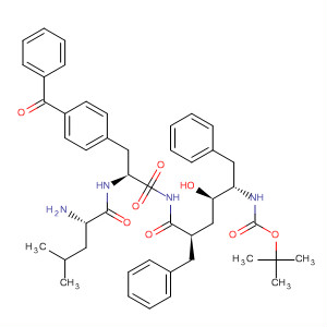392690-03-8  L-Phenylalaninamide,N-[(2R,4R,5S)-5-[[(1,1-dimethylethoxy)carbonyl]amino]-4-hydroxy-1-oxo-6-phenyl-2-(phenylmethyl)hexyl]-L-leucyl-4-benzoyl-