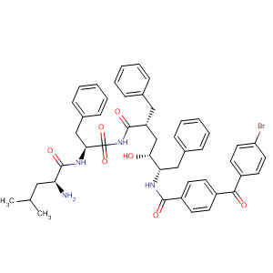 392690-13-0  L-Phenylalaninamide,N-[(2R,4R,5S)-5-[[4-(4-bromobenzoyl)benzoyl]amino]-4-hydroxy-1-oxo-6-phenyl-2-(phenylmethyl)hexyl]-L-leucyl-