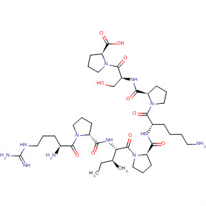 392693-05-9  L-Proline, L-arginyl-L-prolyl-L-isoleucyl-L-prolyl-L-lysyl-L-prolyl-L-seryl-