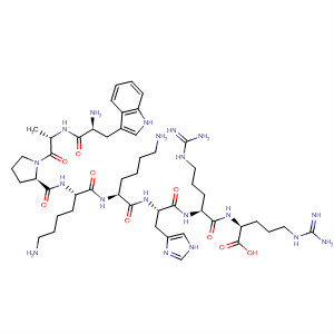 392693-11-7  L-Arginine, L-tryptophyl-L-alanyl-L-prolyl-L-lysyl-L-lysyl-L-histidyl-L-arginyl-
