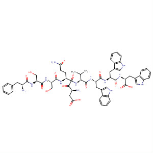 392722-31-5  L-Tryptophan,L-phenylalanyl-L-seryl-L-seryl-L-a-aspartyl-L-glutaminyl-L-valyl-L-tryptophyl-L-tryptophyl-