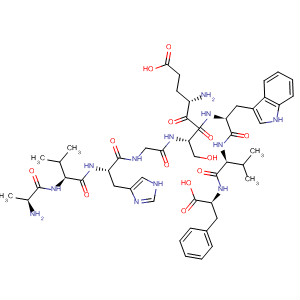 392722-87-1  L-Phenylalanine,L-alanyl-L-valyl-L-histidylglycyl-L-a-glutamyl-L-seryl-L-tryptophyl-L-valyl-
