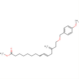 392742-62-0  9-Tetradecenoic acid, 14-[(4-methoxyphenyl)methoxy]-12-methylene-,methyl ester