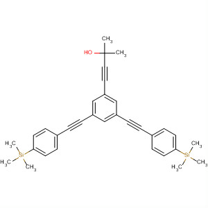 393056-15-0  3-Butyn-2-ol, 4-[3,5-bis[[4-(trimethylsilyl)phenyl]ethynyl]phenyl]-2-methyl-