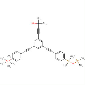 393056-24-1  3-Butyn-2-ol,4-[3,5-bis[[4-(pentamethyldisiloxanyl)phenyl]ethynyl]phenyl]-2-methyl-