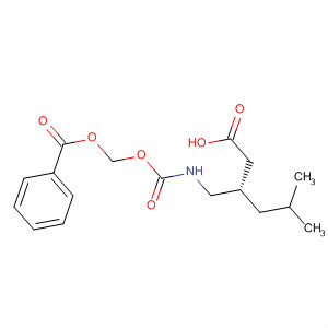 393078-36-9  Hexanoic acid,3-[[[[(benzoyloxy)methoxy]carbonyl]amino]methyl]-5-methyl-, (3S)-
