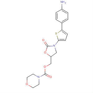 393086-03-8  4-Morpholinecarboxylic acid,[3-[5-(4-aminophenyl)-2-thienyl]-2-oxo-5-oxazolidinyl]methyl ester