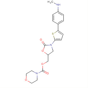 393086-04-9  4-Morpholinecarboxylic acid,[3-[5-[4-(methylamino)phenyl]-2-thienyl]-2-oxo-5-oxazolidinyl]methylester