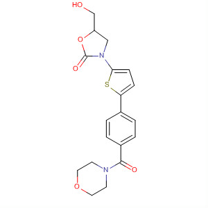 393086-59-4  Morpholine,4-[4-[5-[5-(hydroxymethyl)-2-oxo-3-oxazolidinyl]-2-thienyl]benzoyl]-