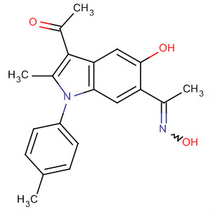 393108-84-4  Ethanone,1-[3-acetyl-5-hydroxy-2-methyl-1-(4-methylphenyl)-1H-indol-6-yl]-,1-oxime