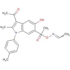 393108-86-6  Ethanone,1-[3-acetyl-5-hydroxy-2-methyl-1-(4-methylphenyl)-1H-indol-6-yl]-,1-(O-acetyloxime)