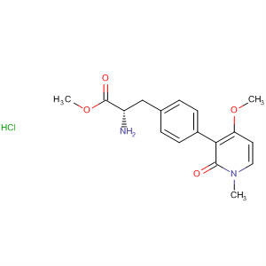 393138-32-4  L-Phenylalanine, 4-(1,2-dihydro-4-methoxy-1-methyl-2-oxo-3-pyridinyl)-,methyl ester, monohydrochloride
