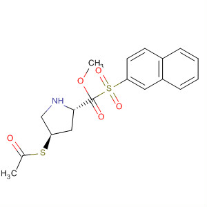 393153-83-8  L-Proline, 4-(acetylthio)-1-(2-naphthalenylsulfonyl)-, methyl ester, (4R)-