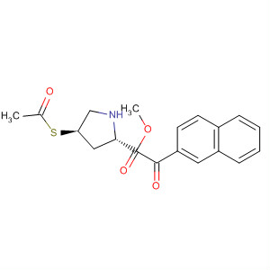 393153-85-0  L-Proline, 4-(acetylthio)-1-(2-naphthalenylcarbonyl)-, methyl ester, (4R)-