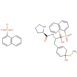 393156-88-2  L-Tyrosine, (4S)-4-mercapto-1-(1-naphthalenylsulfonyl)-L-prolyl-, methylester, 2-(1-naphthalenesulfonate)