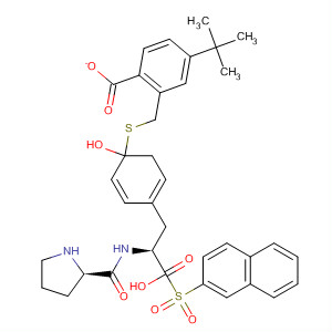 393157-34-1  L-Tyrosine, (4S)-4-mercapto-1-(2-naphthalenylsulfonyl)-L-prolyl-, methylester, 2-[4-(1,1-dimethylethyl)benzoate]