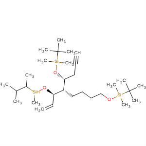 393165-46-3  4,11-Dioxa-3,12-disilatetradecane,6-[(1R)-1-[[(1,1-dimethylethyl)dimethylsilyl]oxy]-3-butynyl]-5-ethenyl-2,2,3,3,12,12,13,13-octamethyl-, (5R,6S)-