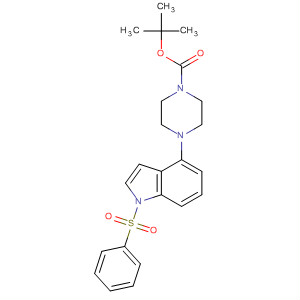 393508-48-0  1-Piperazinecarboxylic acid, 4-[1-(phenylsulfonyl)-1H-indol-4-yl]-,1,1-dimethylethyl ester