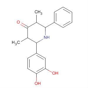 393508-67-3  4-Piperidinone, 2-(3,4-dihydroxyphenyl)-3,5-dimethyl-6-phenyl- 393508-67-3  4-Piperidinone, 2-(3,4-dihydroxyphenyl)-3,5-dimethyl-6-phenyl-