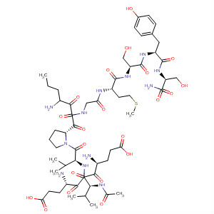 393512-69-1  L-Serinamide,N-acetyl-L-a-glutamyl-L-a-glutamyl-L-valyl-L-valyl-L-prolyl-(3S)-3-amino-2-oxohexanoylglycyl-L-methionyl-D-seryl-L-tyrosyl-
