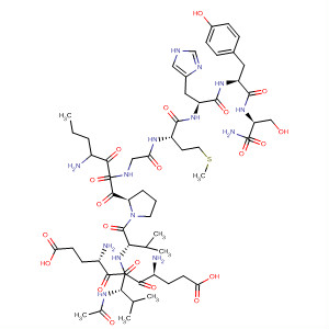 393512-70-4  L-Serinamide,N-acetyl-L-a-glutamyl-L-a-glutamyl-L-valyl-L-valyl-L-prolyl-(3S)-3-amino-2-oxohexanoylglycyl-L-methionyl-D-histidyl-L-tyrosyl-