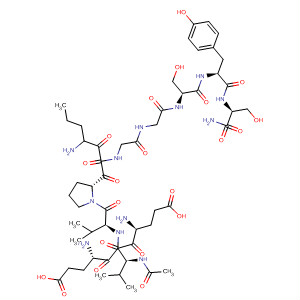 393512-78-2  L-Serinamide,N-acetyl-L-a-glutamyl-L-a-glutamyl-L-valyl-L-valyl-L-prolyl-(3S)-3-amino-2-oxohexanoylglycylglycyl-L-seryl-L-tyrosyl-