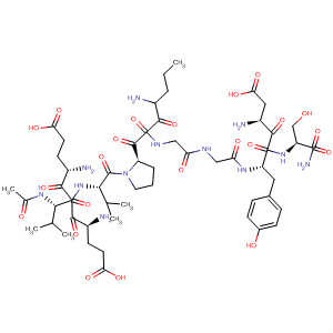 393512-81-7  L-Serinamide,N-acetyl-L-a-glutamyl-L-a-glutamyl-L-valyl-L-valyl-L-prolyl-(3S)-3-amino-2-oxohexanoylglycylglycyl-L-a-aspartyl-L-tyrosyl-