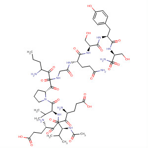 393512-83-9  L-Serinamide,N-acetyl-L-a-glutamyl-L-a-glutamyl-L-valyl-L-valyl-L-prolyl-(3S)-3-amino-2-oxohexanoylglycyl-L-glutaminyl-L-seryl-L-tyrosyl-